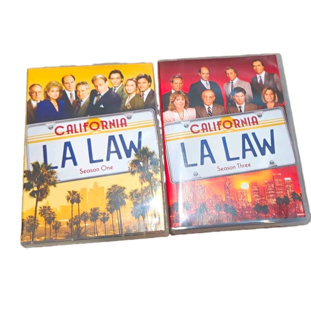 L.A. Law Season 1 & 3 DVD Set - TV Series in Tall DVD Case (2 Sets)